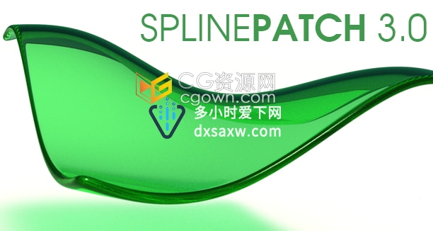 C4D插件Heyne SplinePatch v3.0.4样条线生成曲面建模工具
